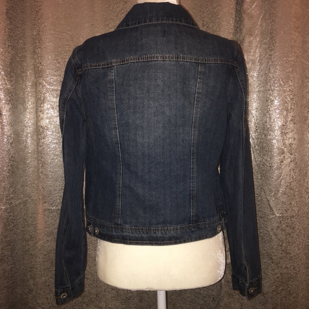 Denim Jacket- Dark Wash - Picture 3 of 4
